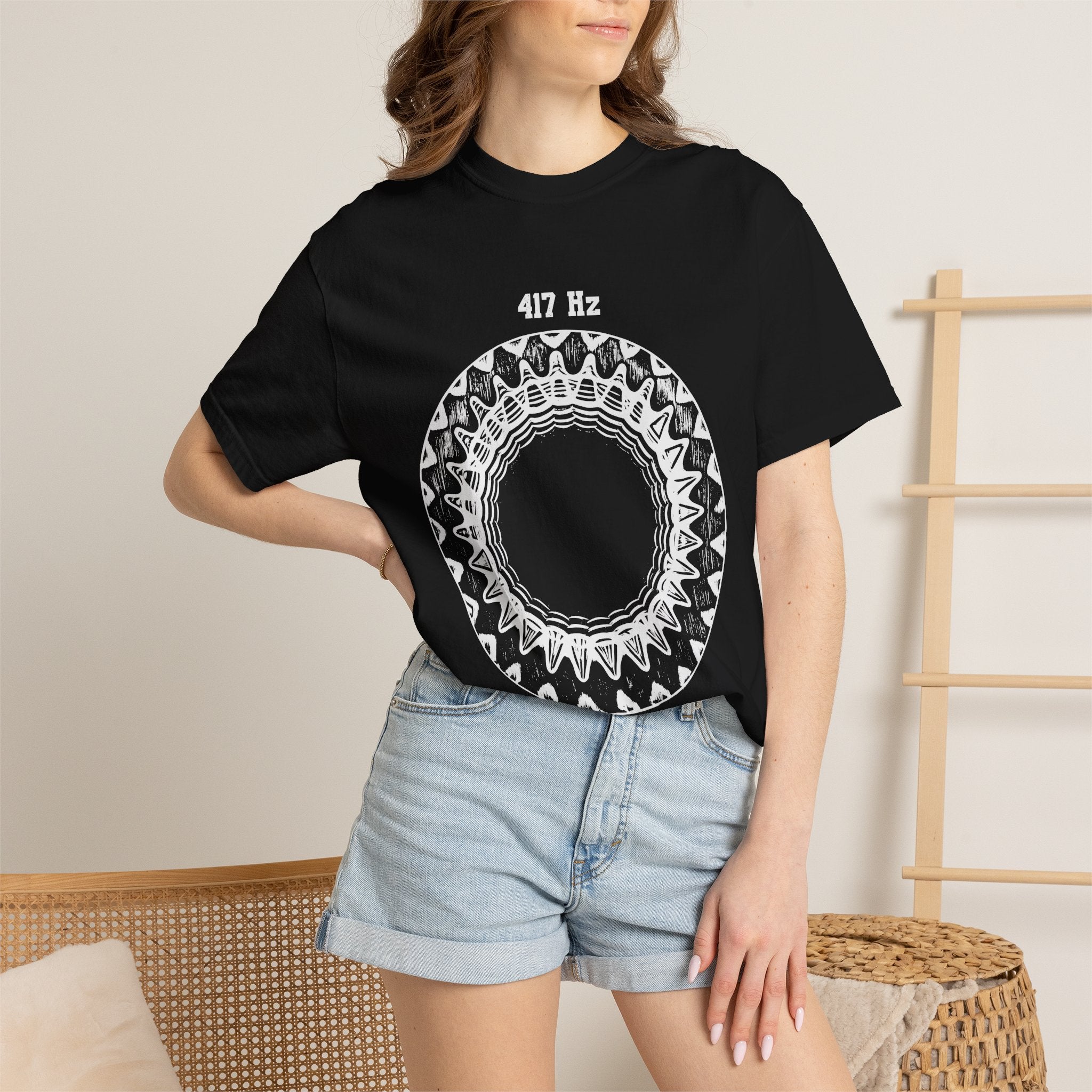 417 Hz Solfeggio Frequency Cymatics Sound Wellness Comfort Colors® Unisex T-Shirt