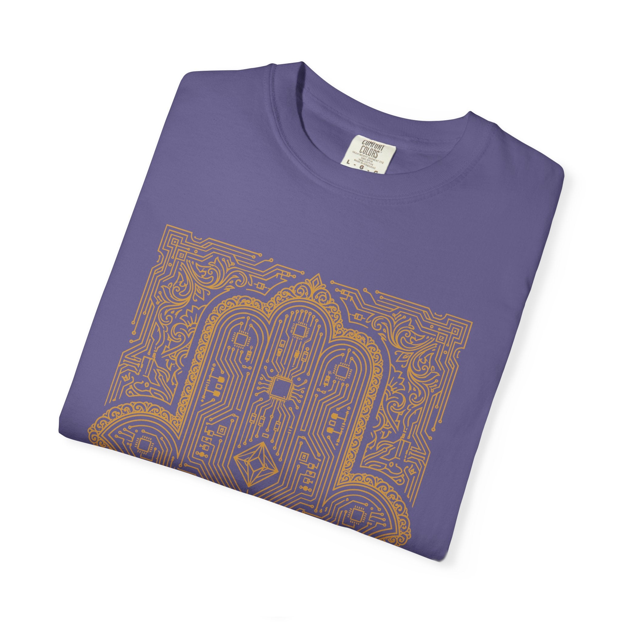 Sacred Circuit Hamsa Divine Protection Comfort Colors® Unisex T-Shirt