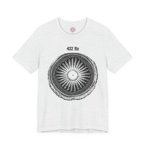 432 Hz Natural Tuning Cymatics Sacred Frequency Sound Premium Unisex T-Shirt