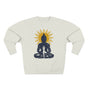 Buddha Yoga Tree Pose Vrksasana Inner Light Sacred Premium Unisex Sweatshirt