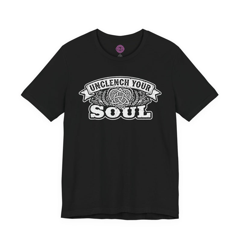 Unclench Your Soul Celtic Triquetra Premium Unisex T-Shirt