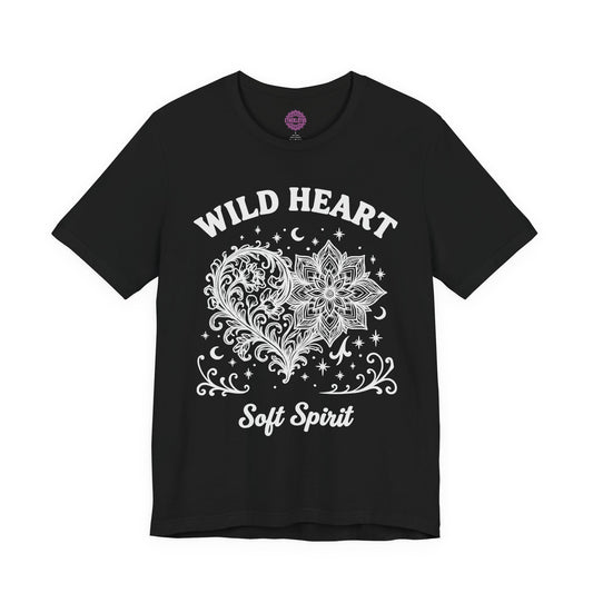 Wild Heart Soft Spirit Mandala Premium Unisex T-Shirt