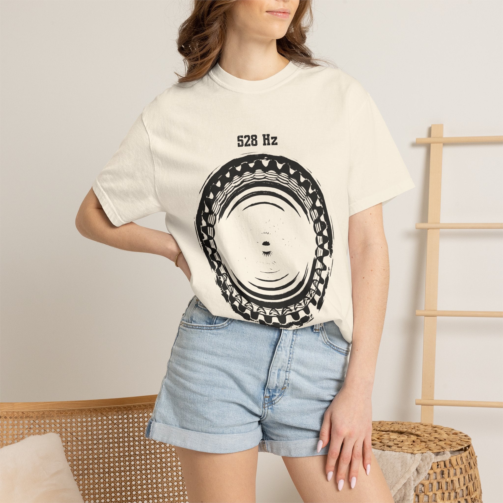 528 Hz Solfeggio Miracle Tone Cymatics Love Frequency Comfort Colors® Unisex T-Shirt