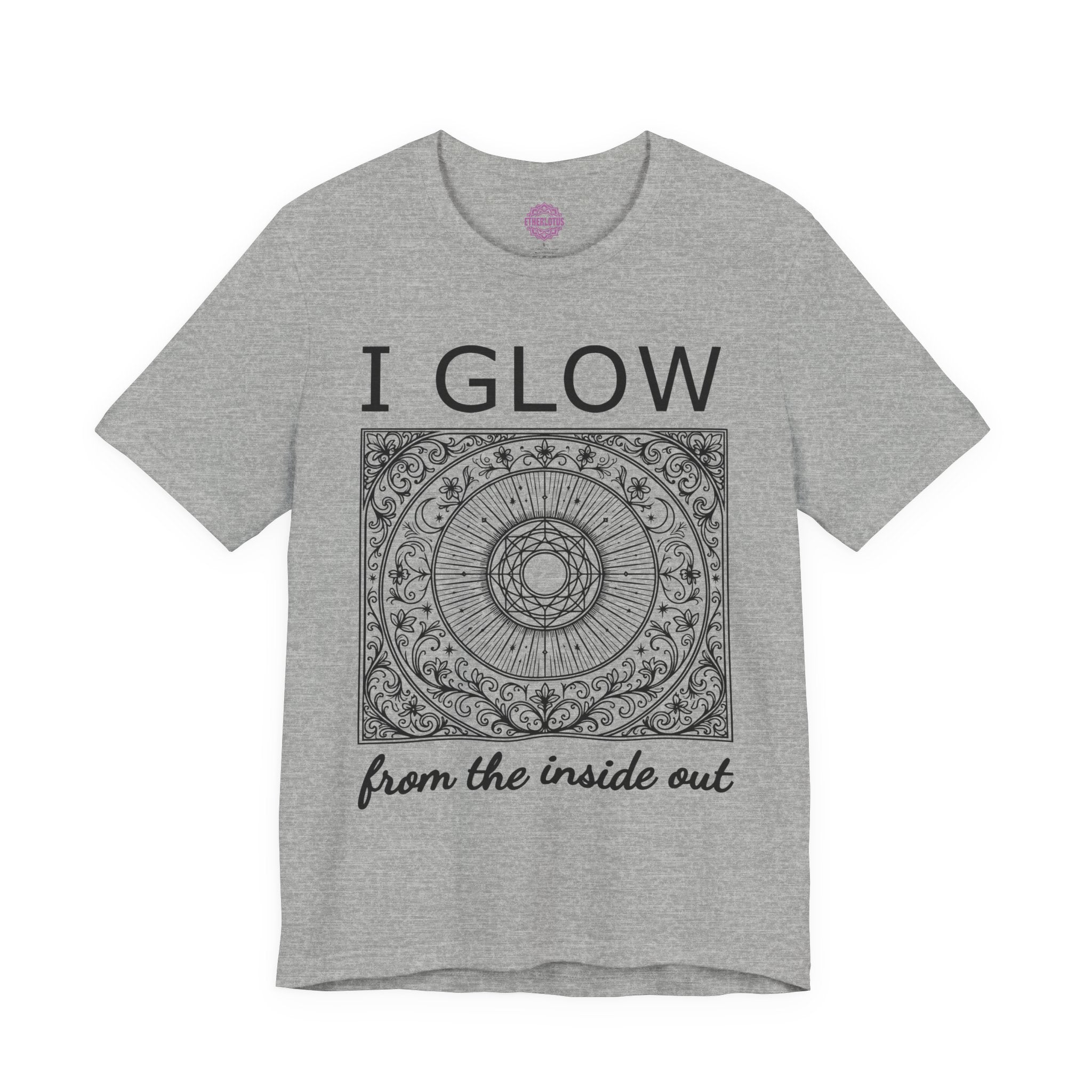 I Glow From The Inside Out Mandala Premium Unisex T-Shirt