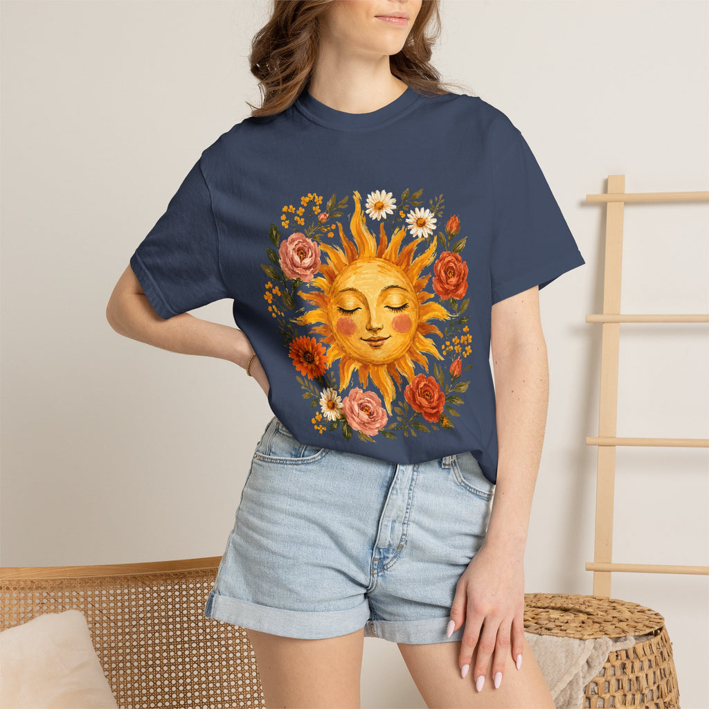 Sacred Blooming Sun Comfort Colors® Unisex T-Shirt