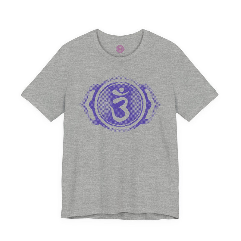 Om Ajna Third Eye Chakra Symbol Sacred Geometry Premium Unisex T-Shirt