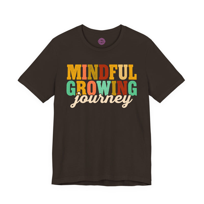 Mindful Growing Journey Retro Premium Unisex T-Shirt