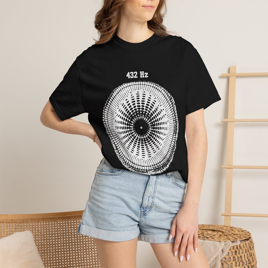 432 Hz Natural Tuning Cymatics Sacred Frequency Wellness Comfort Colors® Unisex T-Shirt