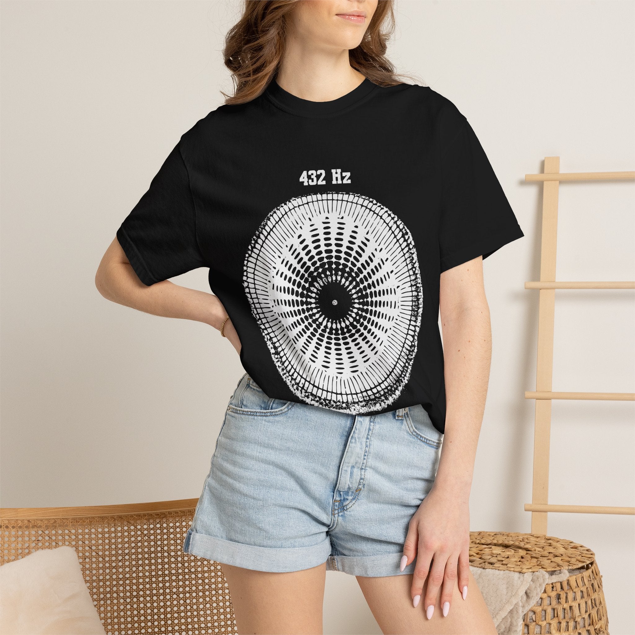 432 Hz Natural Tuning Cymatics Sacred Frequency Wellness Comfort Colors® Unisex T-Shirt