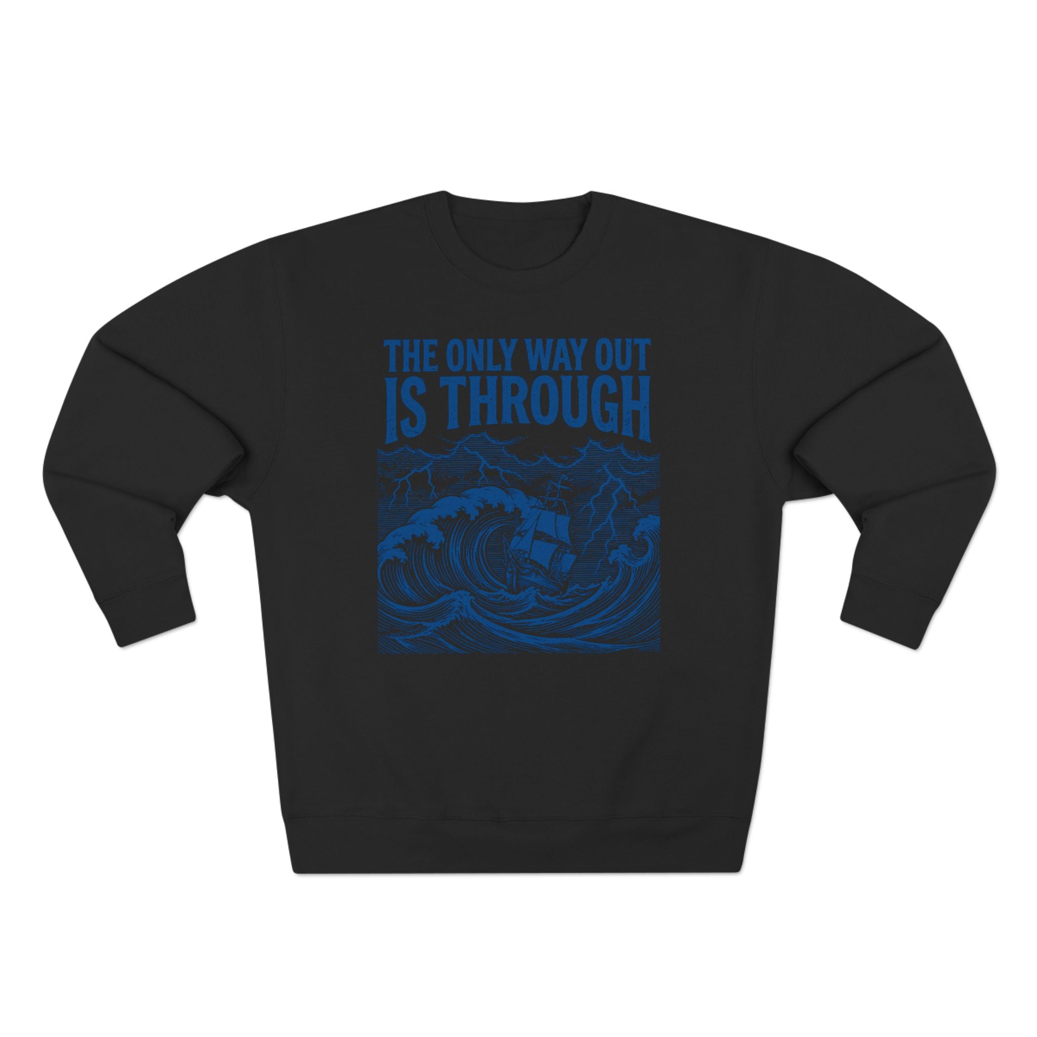 The Only Way Out Is Through Shadow Work Premium Unisex Sweatshirt
