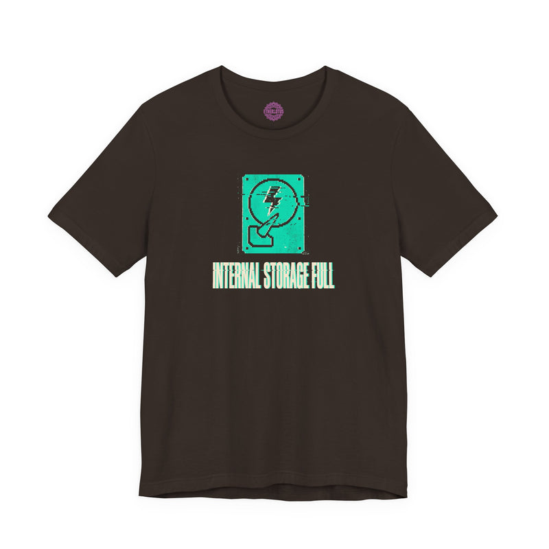 Internal Storage Full Glitch Premium Unisex T-Shirt
