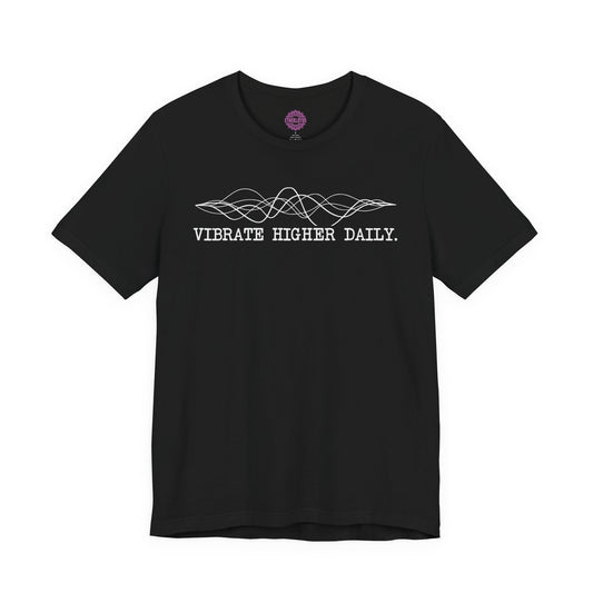 Vibrate Higher Daily Sound Wave Premium Unisex T-Shirt