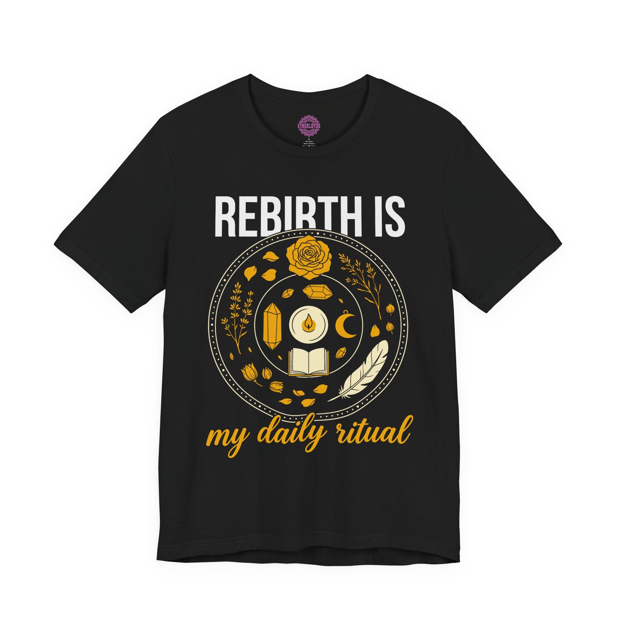 Rebirth Is My Daily Ritual Sacred Circle Premium Unisex T-Shirt