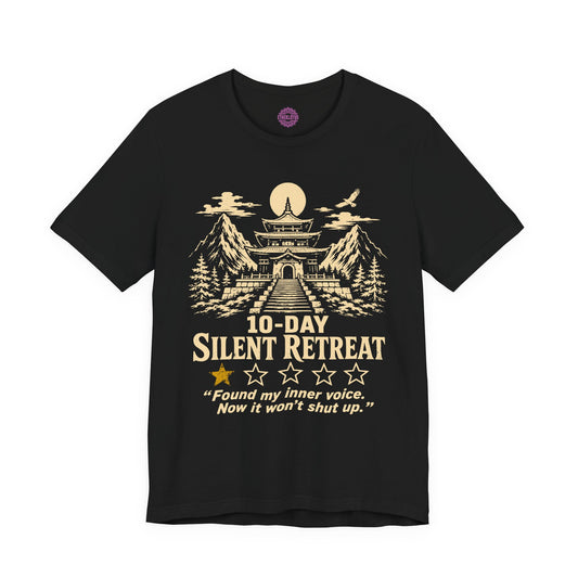 10-Day Silent Retreat One Star Review Premium Unisex T-Shirt