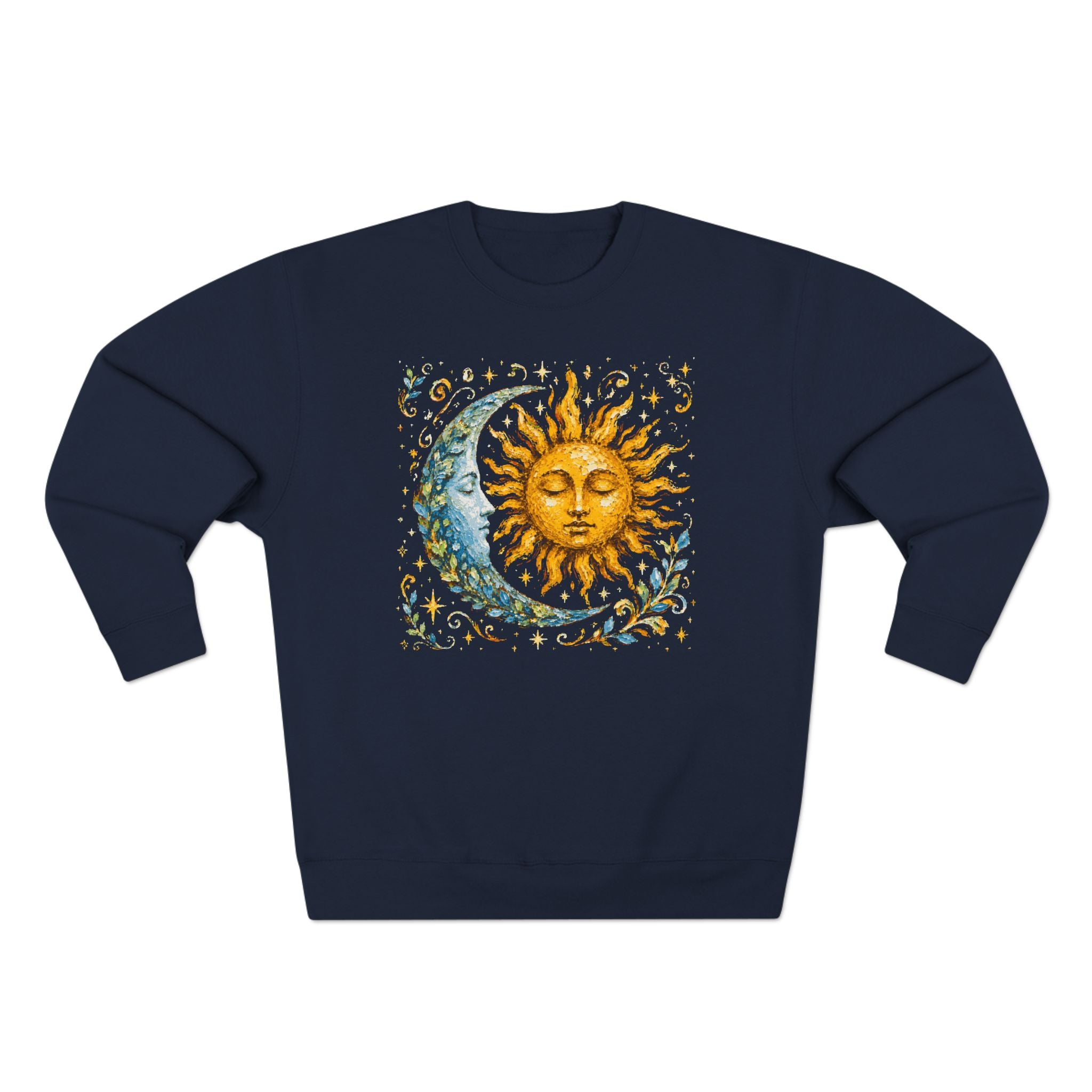 Sacred Duality Celestial Sun Moon Premium Unisex Sweatshirt