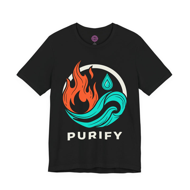 Purify Fire Water Elemental Balance Premium Unisex T-Shirt