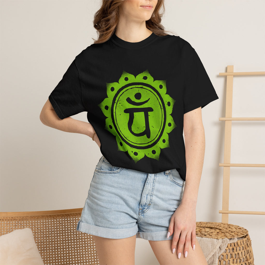 Yam Bija Anahata Heart Chakra Symbol Sacred Geometry Comfort Colors® Unisex T-Shirt