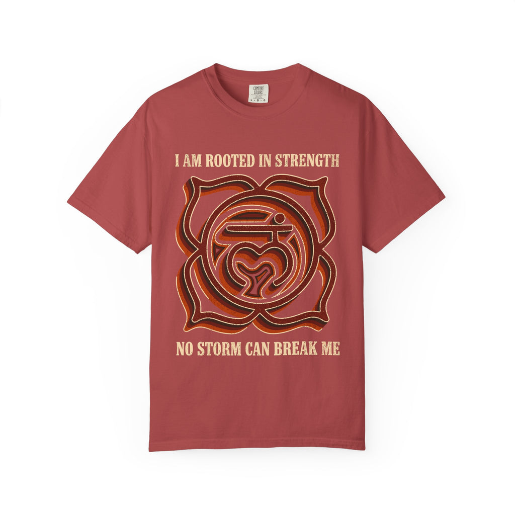 I Am Rooted in Strength No Storm Can Break Me Root Chakra Comfort Colors® Unisex T-Shirt