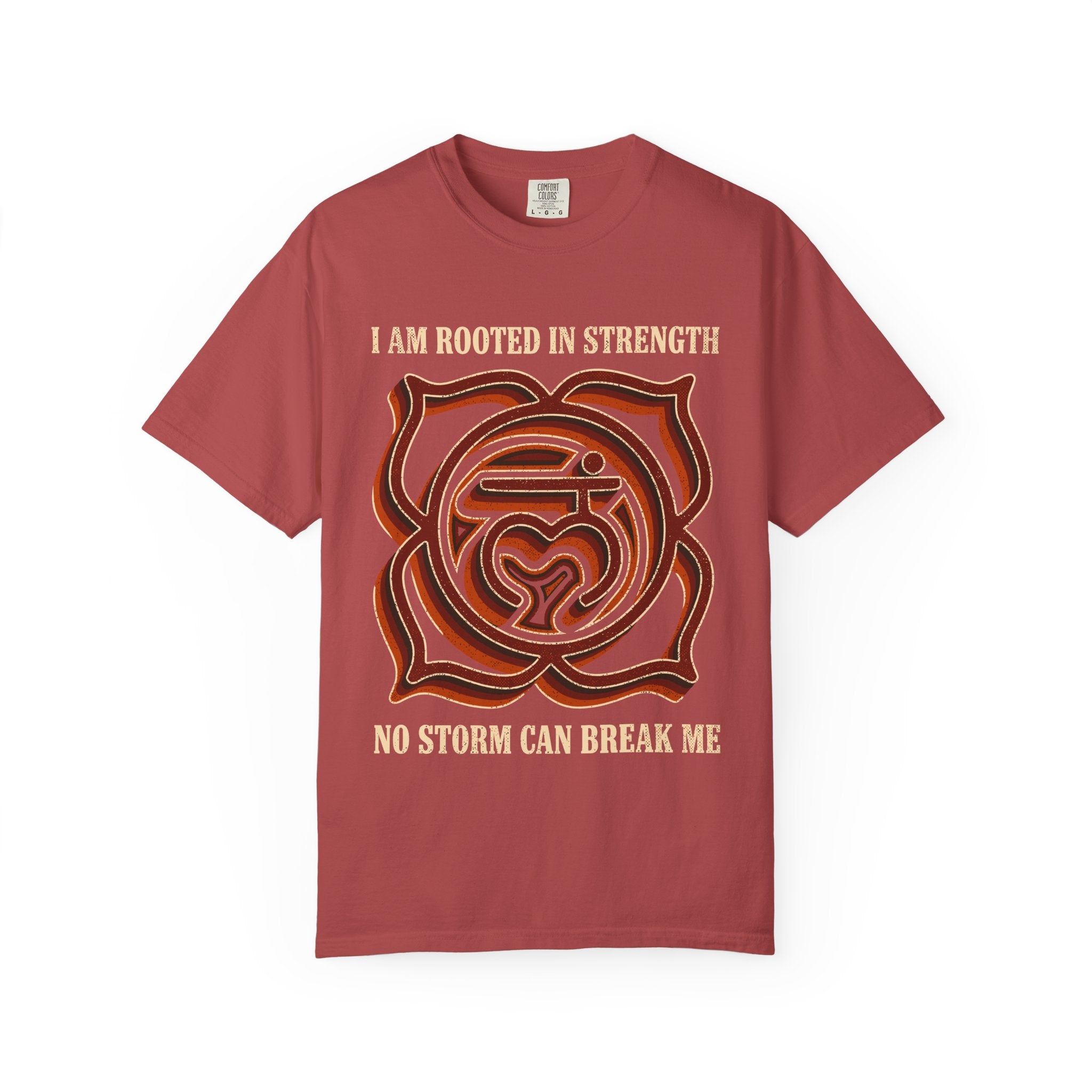 I Am Rooted in Strength No Storm Can Break Me Root Chakra Comfort Colors® Unisex T-Shirt