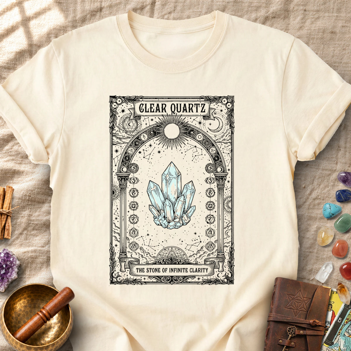 Clear Quartz Comfort Colors® Unisex T-Shirt