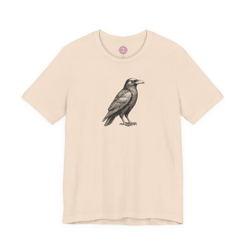 Sacred Raven of Shadow Wisdom Premium Unisex T-Shirt