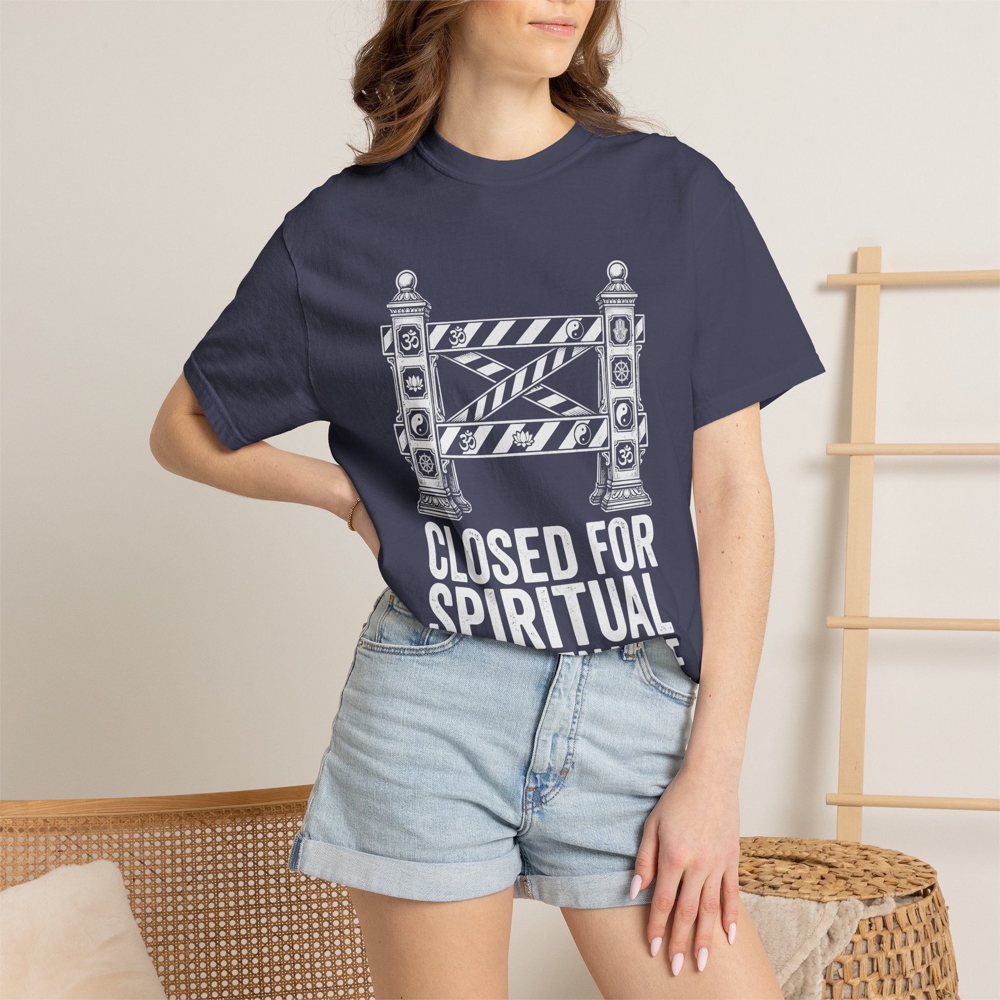Closed For Spiritual Maintenance Sacred Gate Comfort Colors® Unisex T-Shirt