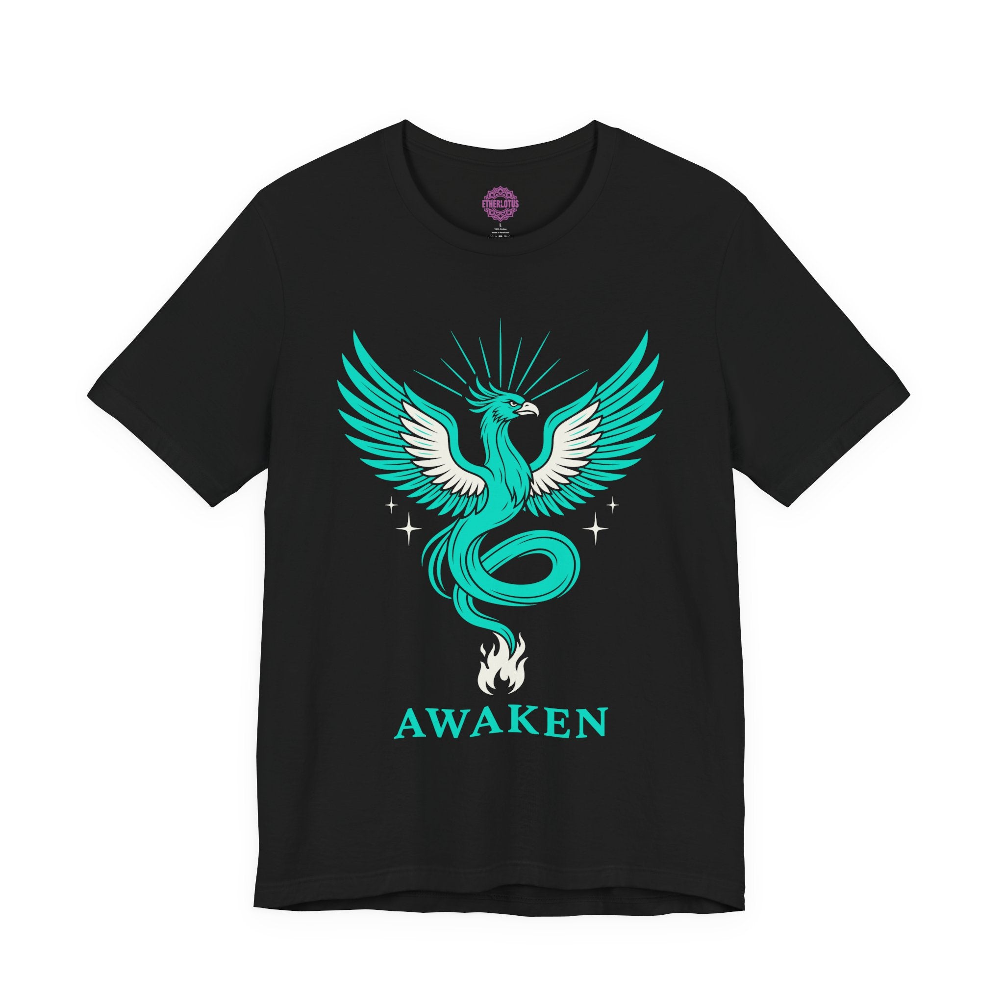 Awaken Phoenix Rising Spiritual Rebirth Premium Unisex T-Shirt