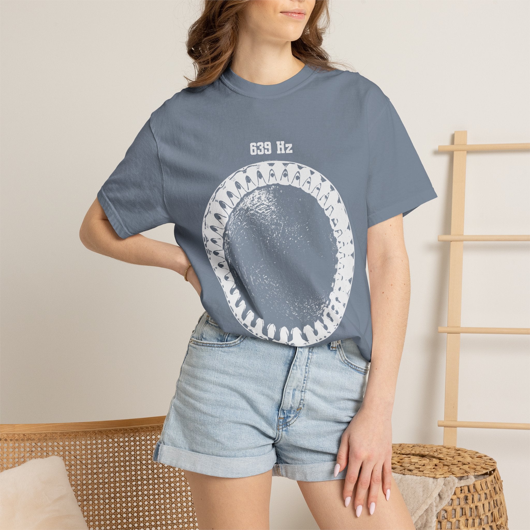 639 Hz Solfeggio Frequency Cymatics Connection Harmony Comfort Colors® Unisex T-Shirt