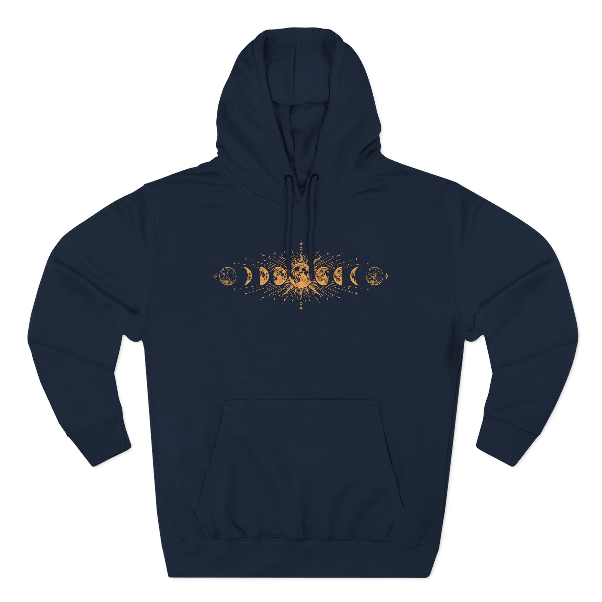 Lunar Cycle Celestial Moon Phases Premium Unisex Hoodie