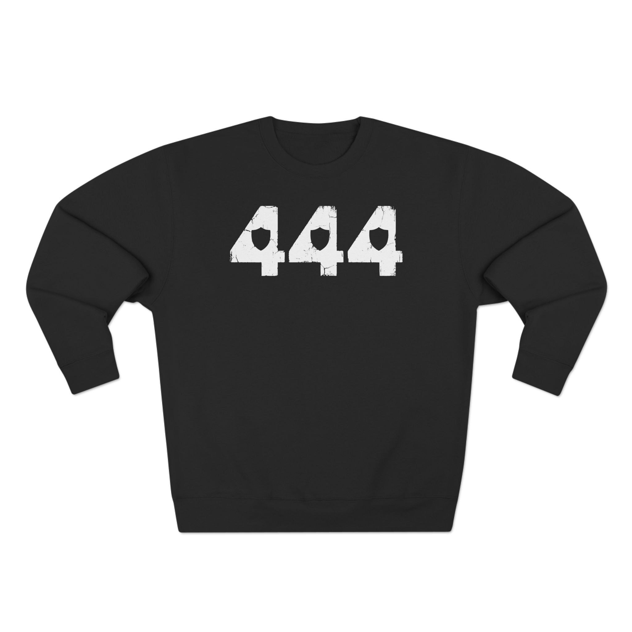444 Angel Number Sovereign Shield Premium Unisex Sweatshirt