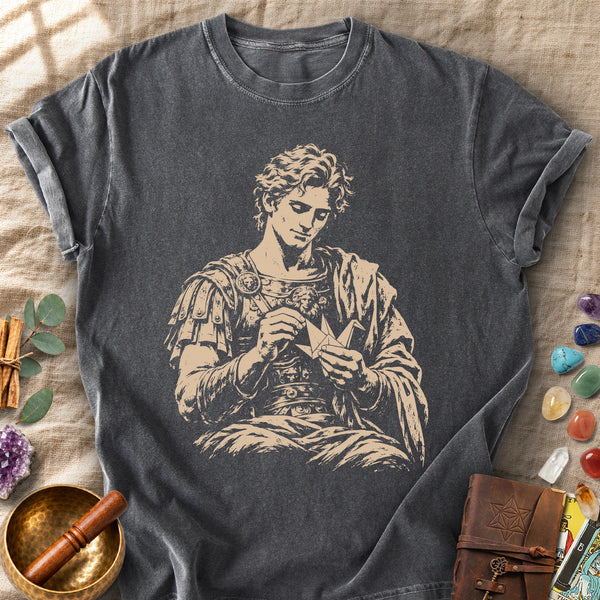 Alexander Folding a Paper Crane Comfort Colors® Unisex T-Shirt