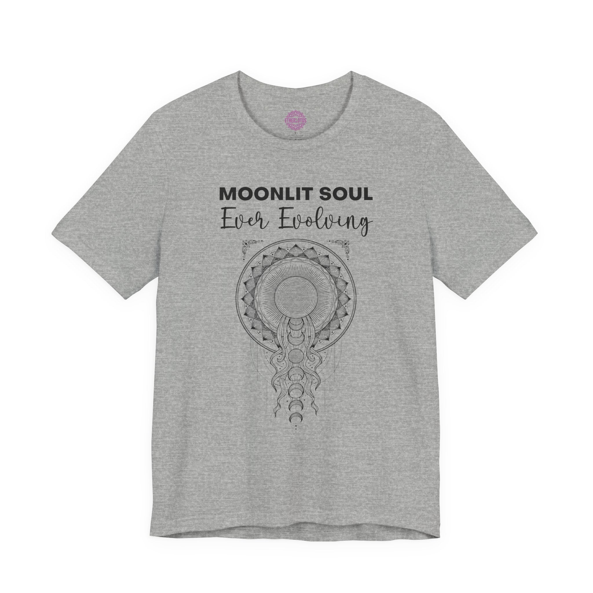 Moonlit Soul Ever Evolving Mandala Premium Unisex T-Shirt