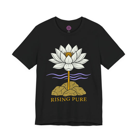 Rising Pure Sacred Lotus Awakening Premium Unisex T-Shirt