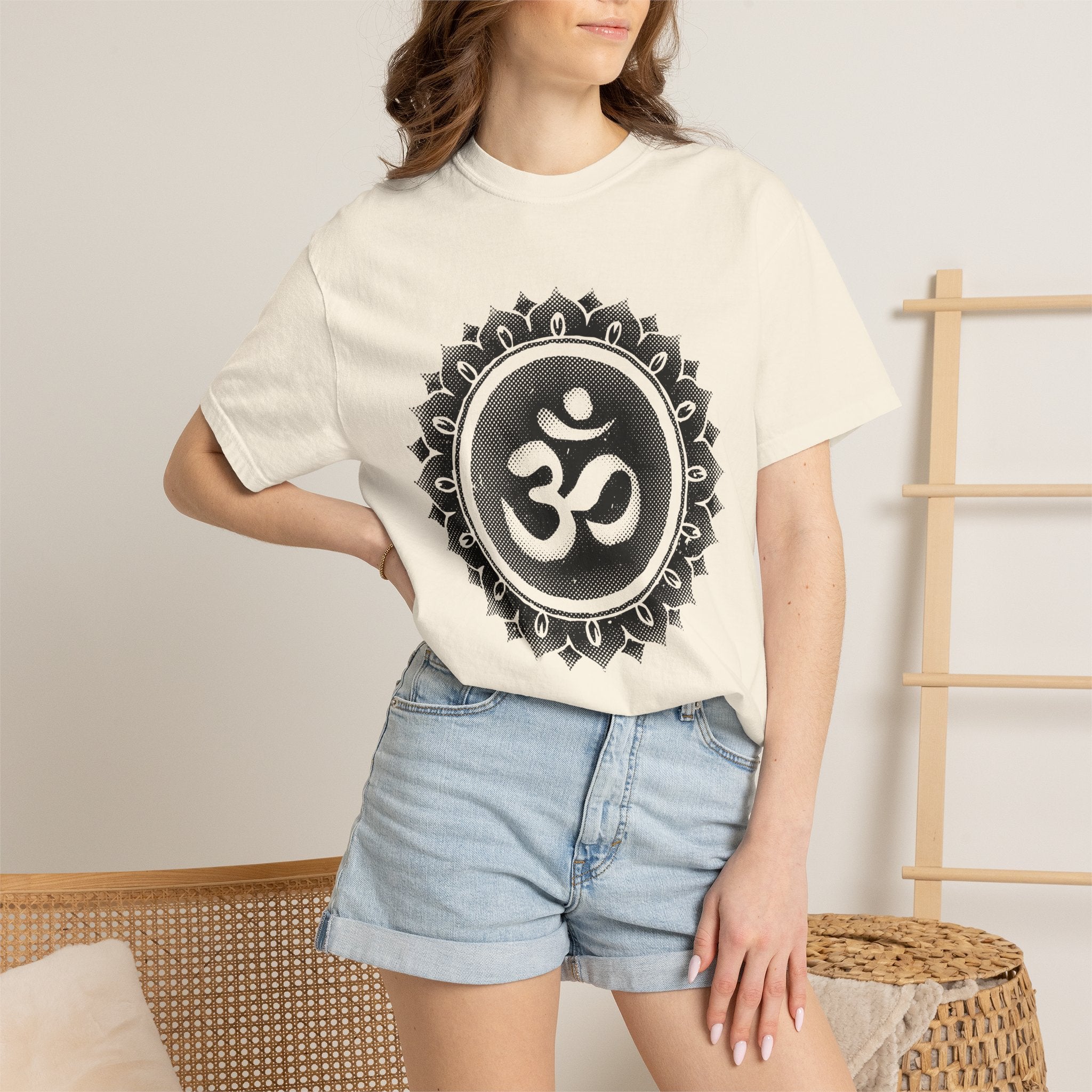 Om Sahasrara Crown Chakra Symbol Sacred Geometry Comfort Colors® Unisex T-Shirt