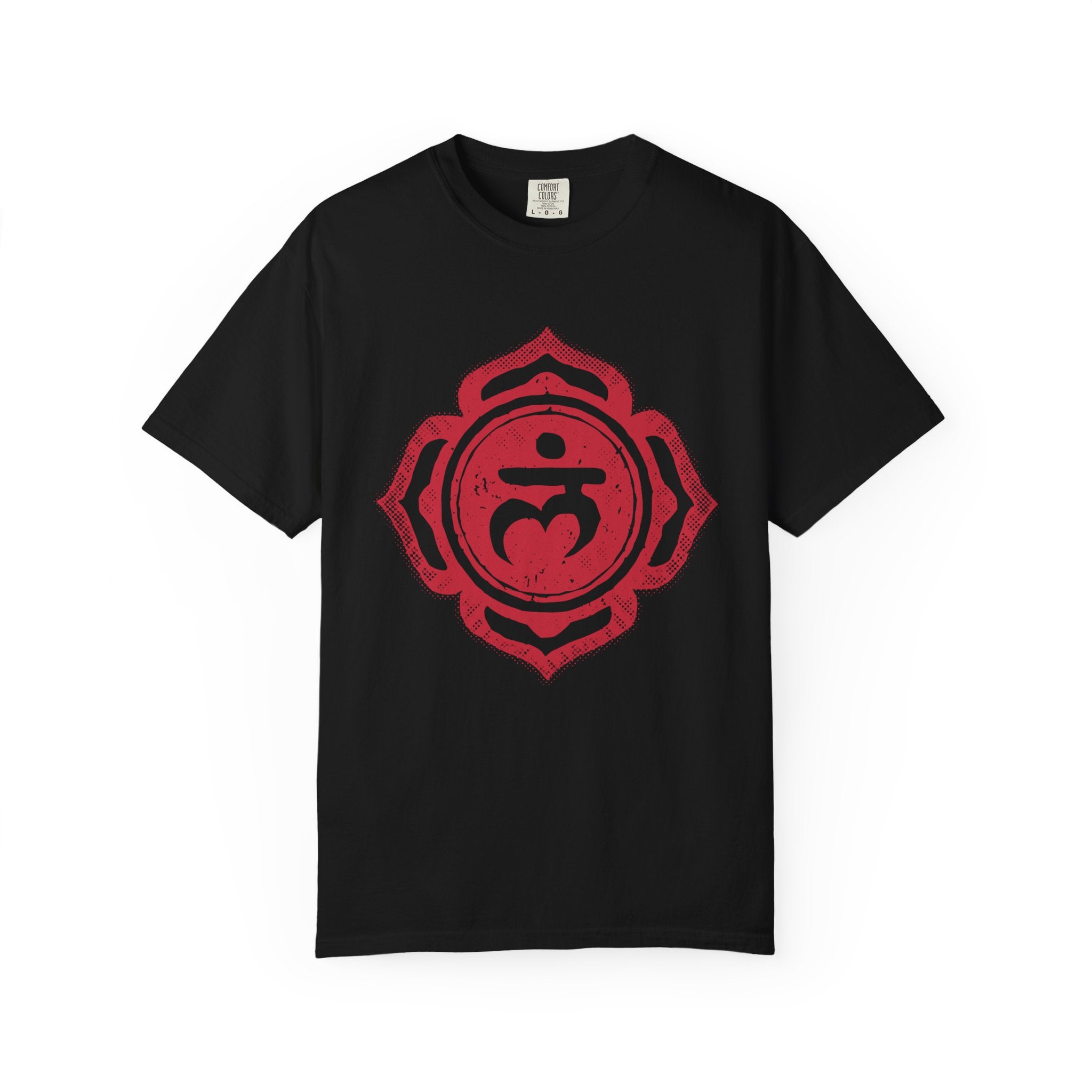 28 Lam Bija Muladhara Root Chakra Symbol Sacred Geometry Comfort Colors® Unisex T-Shirt
