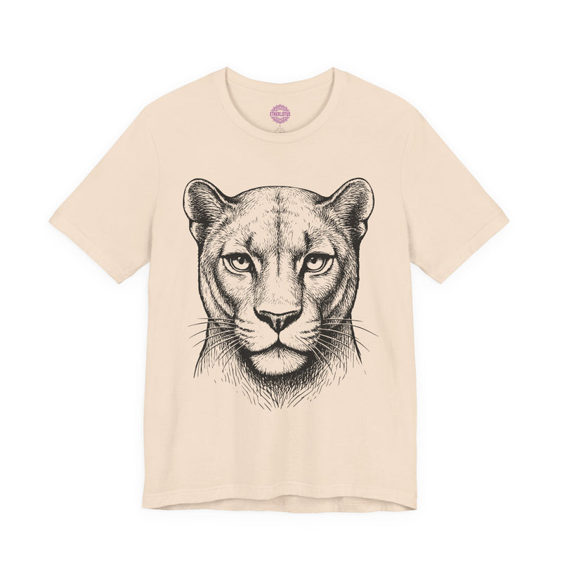 Silent Power Mountain Lion Premium Unisex T-Shirt