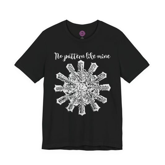 No Pattern Like Mine Sacred Geometry Snowflake Premium Unisex T-Shirt