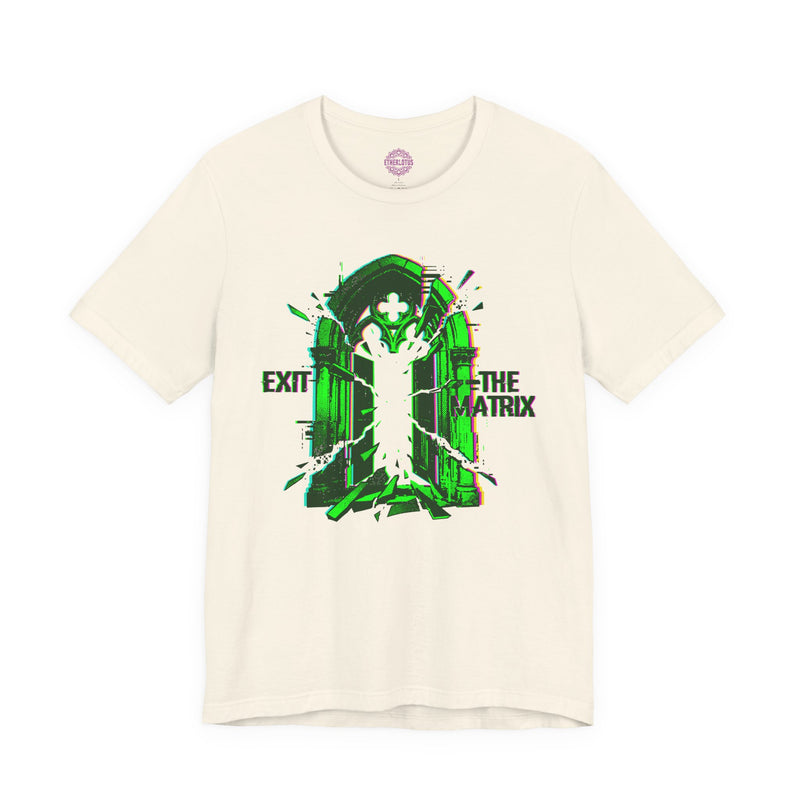 Exit The Matrix Glitch Portal Premium Unisex T-Shirt