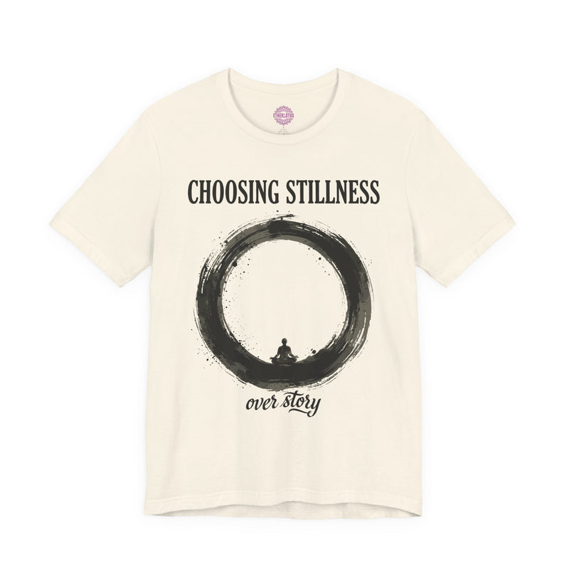 Choosing Stillness Over Story Enso Circle Premium Unisex T-Shirt