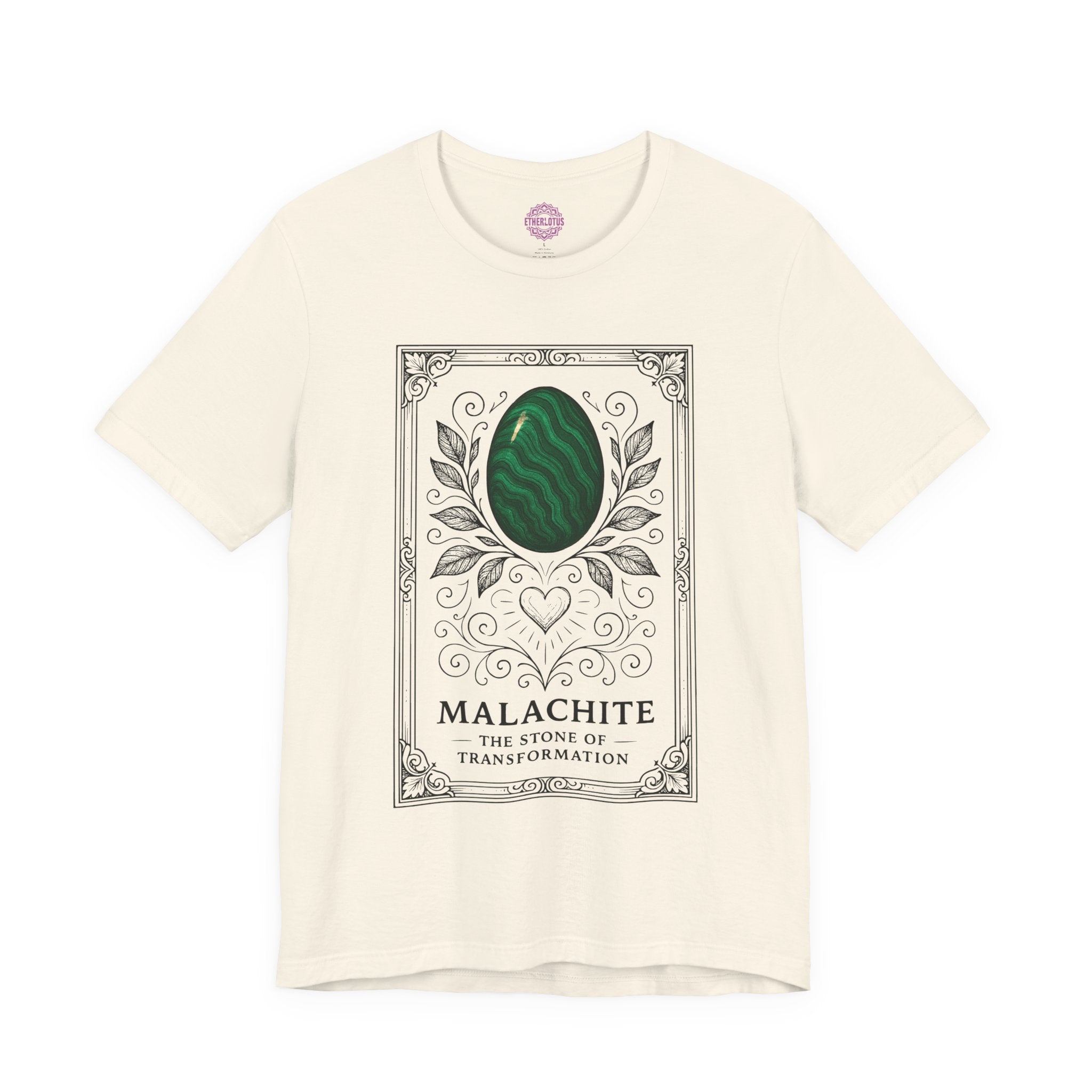 Malachite Stone of Transformation Premium Unisex T-Shirt