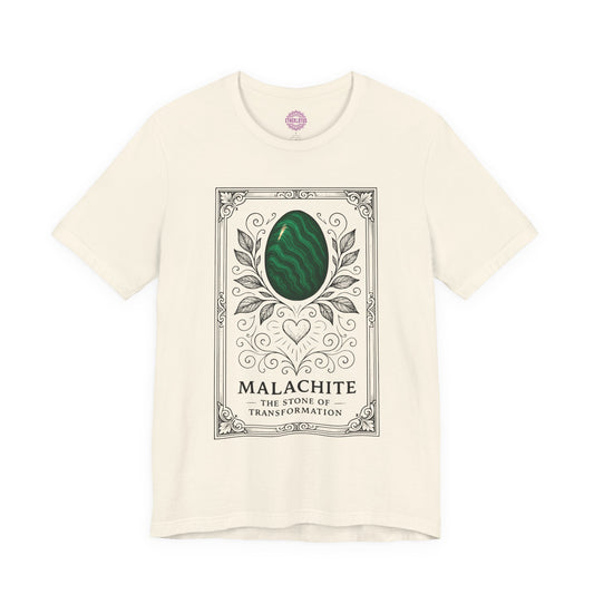 Malachite Stone of Transformation Premium Unisex T-Shirt