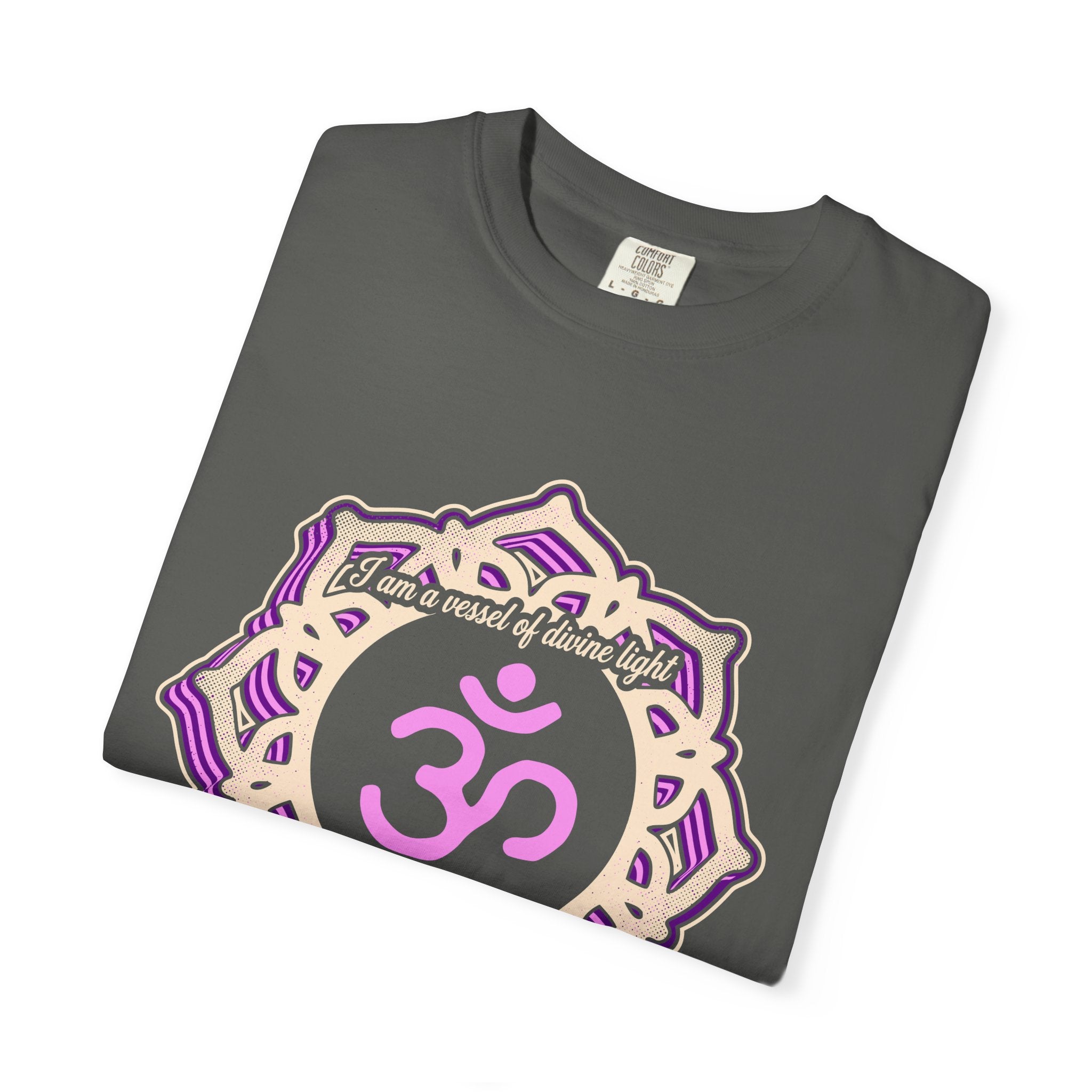 I Am a Vessel of Divine Light Connected to All That Is Crown Chakra Comfort Colors® Unisex T-Shirt