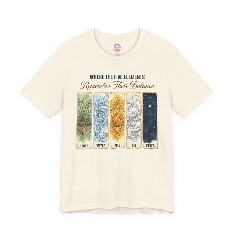 Five Elements Remember Their Balance Premium Unisex T-Shirt