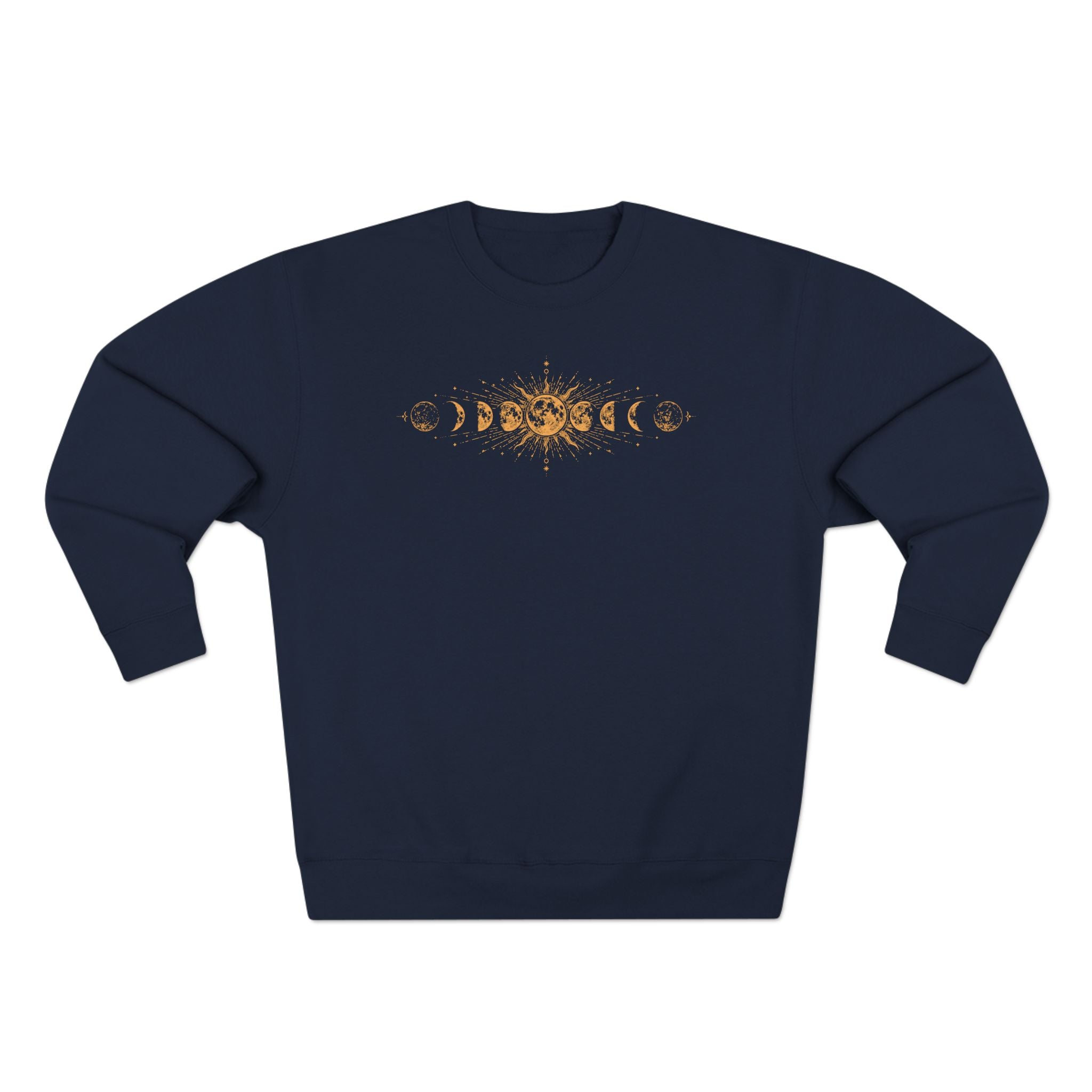 Lunar Cycle Celestial Moon Phases Premium Unisex Sweatshirt
