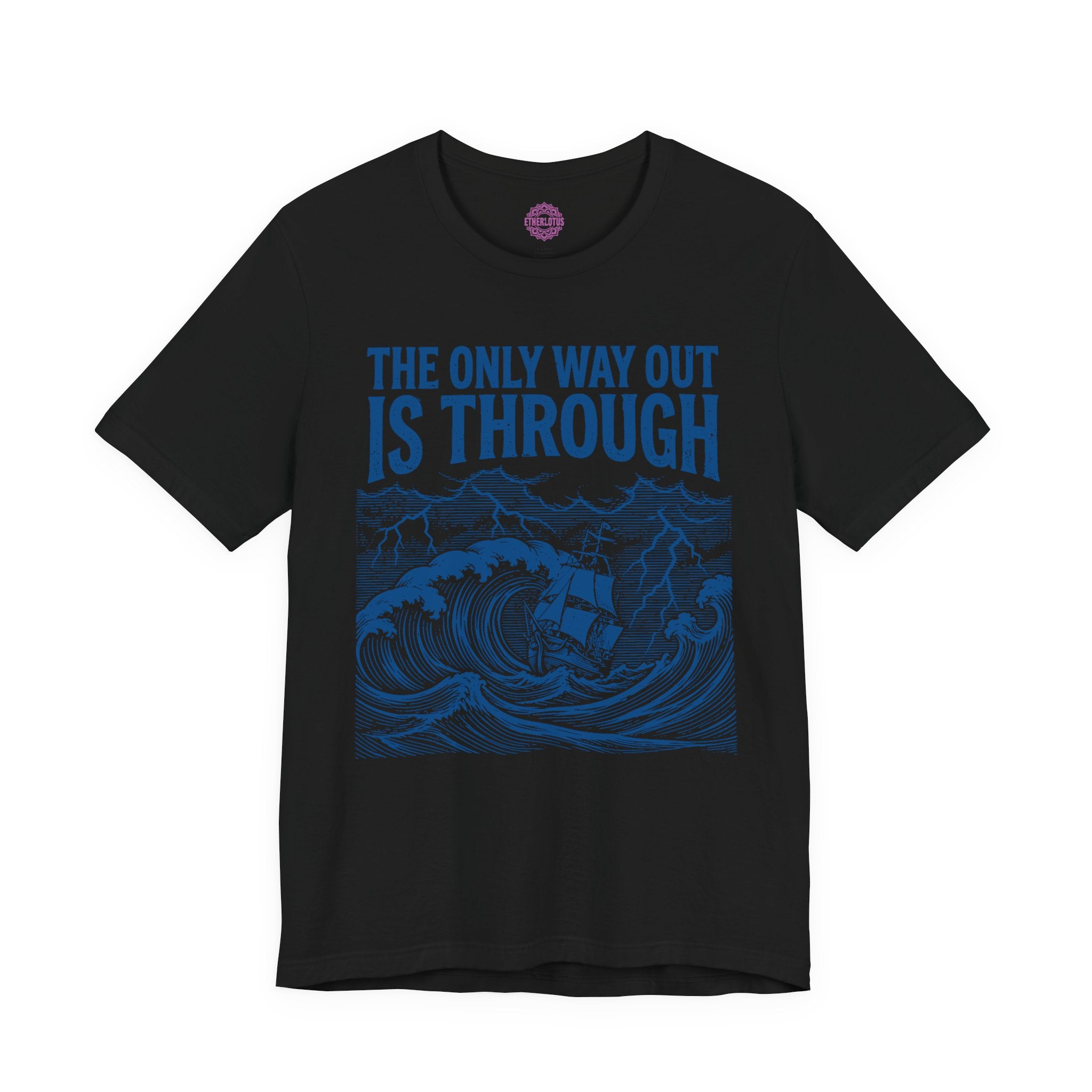 The Only Way Out Is Through Shadow Work Premium Unisex T-Shirt