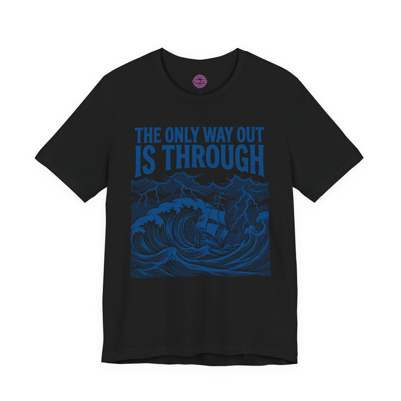 The Only Way Out Is Through Shadow Work Premium Unisex T-Shirt