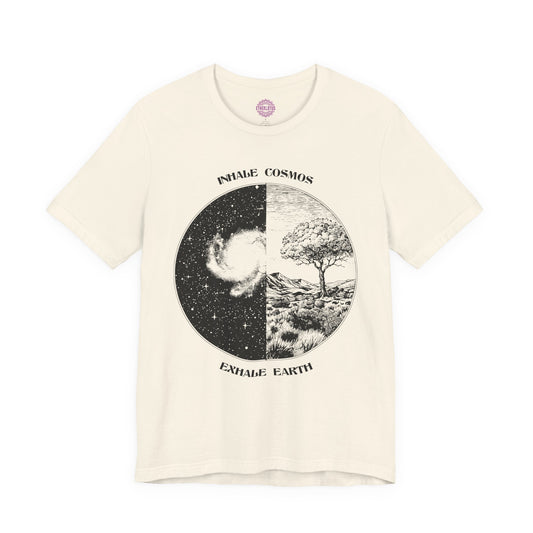 Inhale Cosmos Exhale Earth Premium Unisex T-Shirt