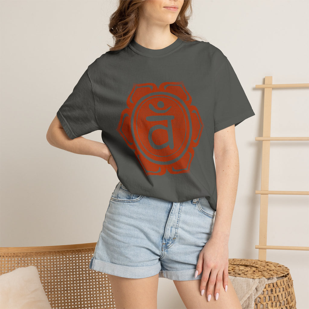 29 Vam Bija Svadhisthana Sacral Chakra Symbol Sacred Geometry Comfort Colors® Unisex T-Shirt