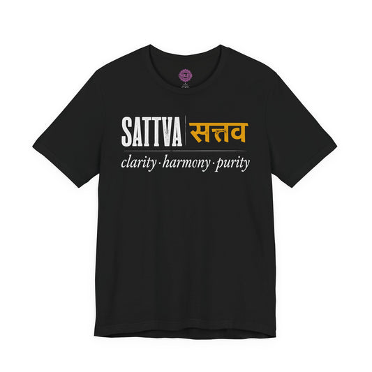 Sattva Clarity Harmony Purity Sanskrit Premium Unisex T-Shirt