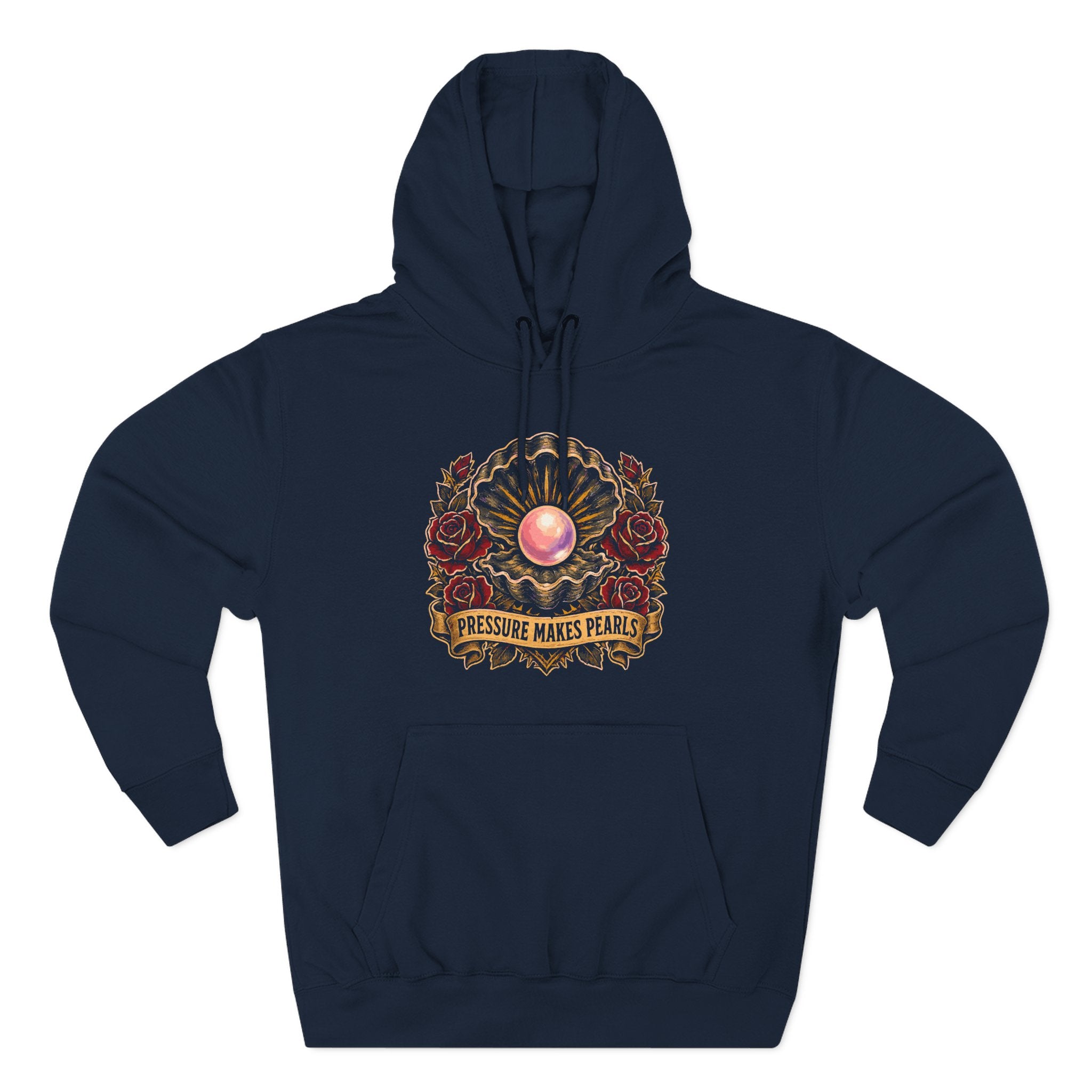 Pressure Makes Pearls Transformation Premium Unisex Hoodie